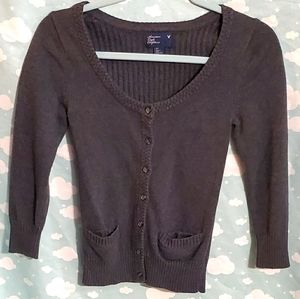 American Eagle button up sweater